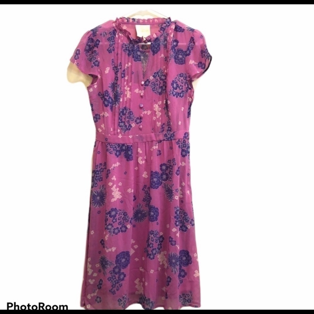 ModCloth Oh Say Can Museum A-Line Dress Violet - Picture 9 of 9